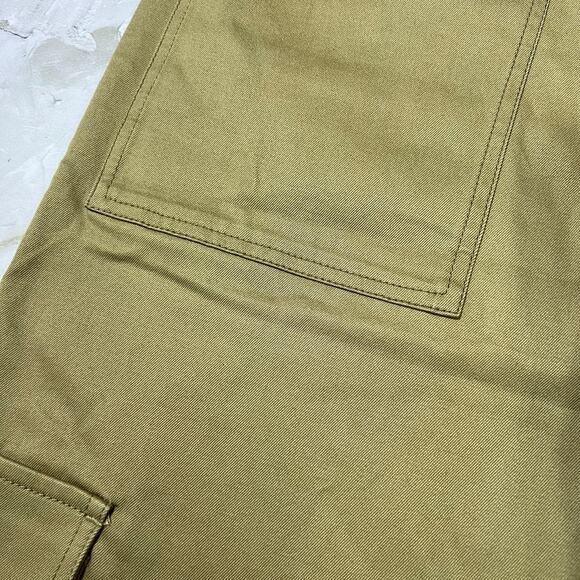 NEW Proenza Schouler White Label Cotton Twill Cargo Pants SIZE 6 Khaki Green NWT - Picture 7 of 16